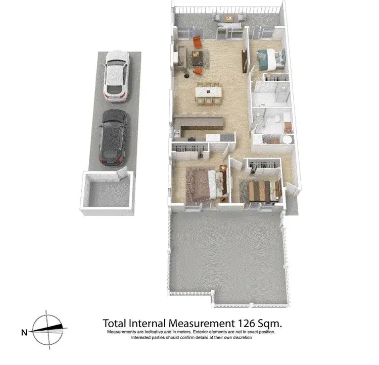 Floorplan of Homely apartment listing, 12/4 Saltriver Place, Footscray VIC 3011