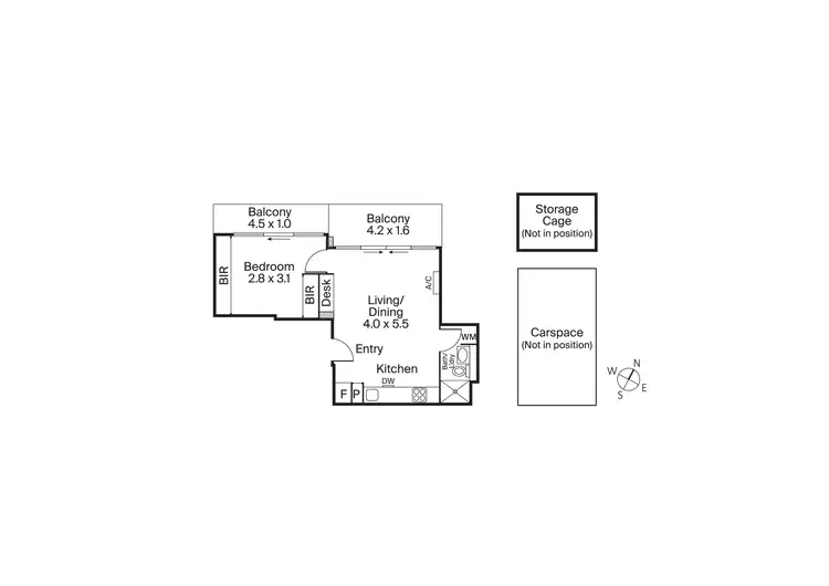 Floorplan of Homely apartment listing, 402/17 Gordon Street, Elsternwick VIC 3185