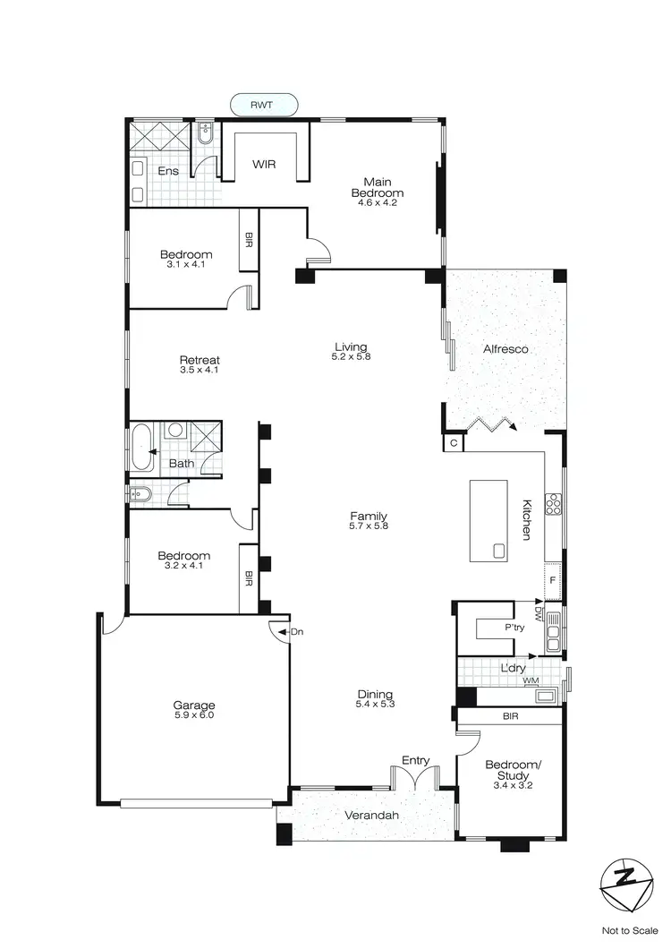 Floorplan of Homely house listing, 89 Shortridge Drive, Lucas VIC 3350