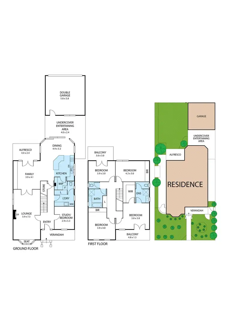 Floorplan of Homely house listing, 8 Merrett Drive, Williamstown VIC 3016