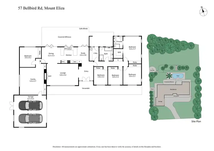 Floorplan of Homely house listing, 57 Bellbird Road, Mount Eliza VIC 3930