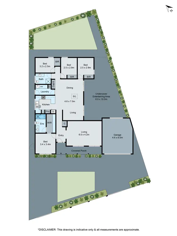 Floorplan of Homely house listing, 3 Sharra Court, Clarinda VIC 3169