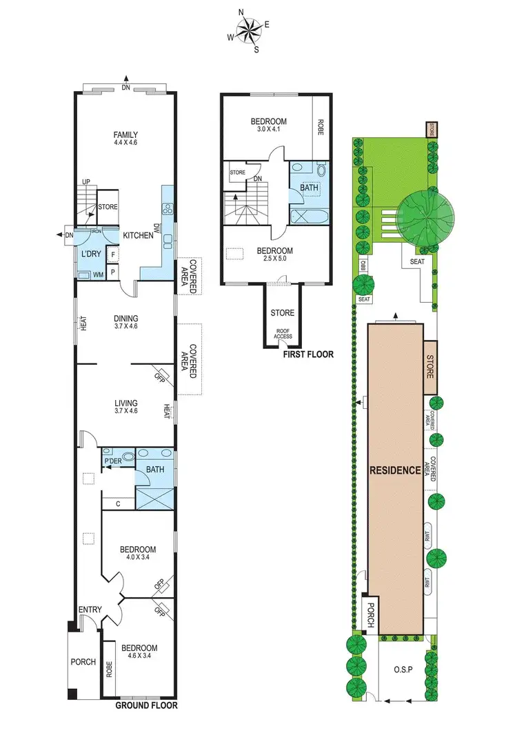Floorplan of Homely house listing, 117 Cole Street, Brighton VIC 3186