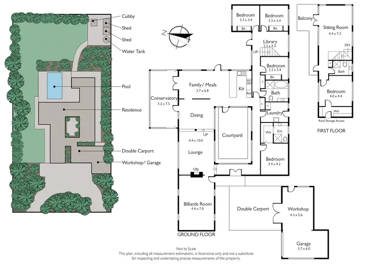Floorplan of Homely house listing, 8 Moseley Drive, Mount Eliza VIC 3930