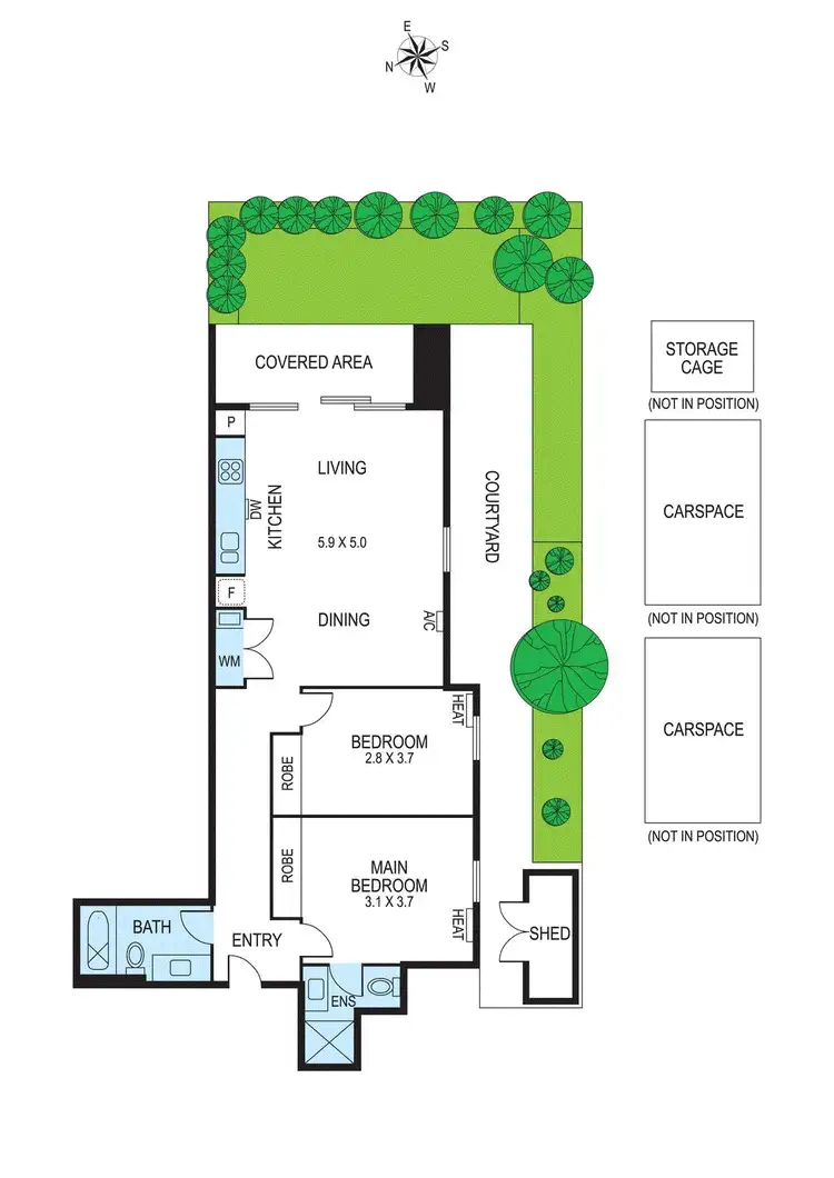 Floorplan of Homely apartment listing, 6/22-24 Warleigh Grove, Brighton VIC 3186