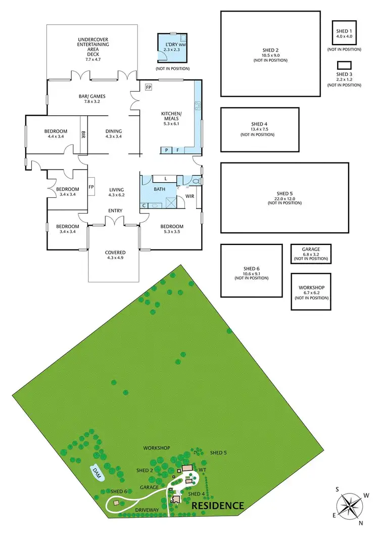 Floorplan of Homely house listing, 3493 Geelong-Bacchus Marsh Road, Parwan VIC 3340