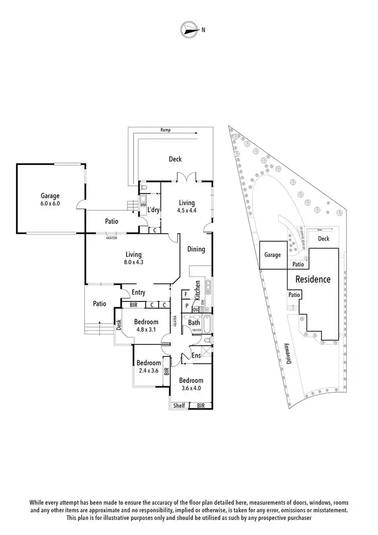 Floorplan of Homely house listing, 7 Simon Court, Rosanna VIC 3084