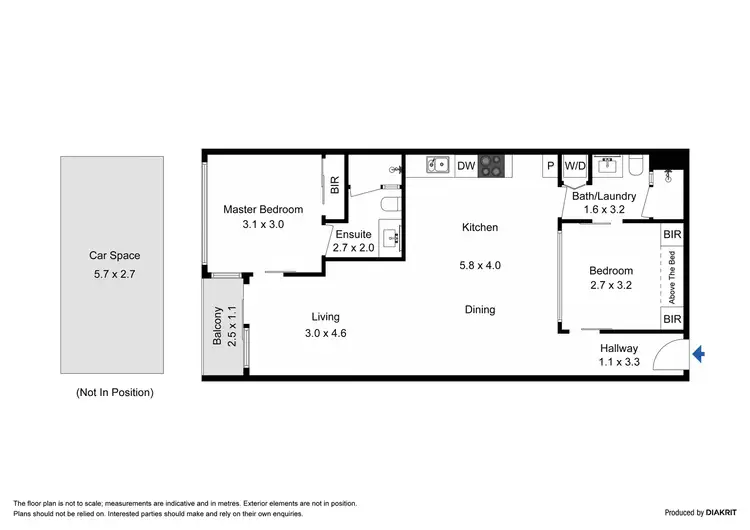 Floorplan of Homely apartment listing, 3204/601 Little Lonsdale Street, Melbourne VIC 3000