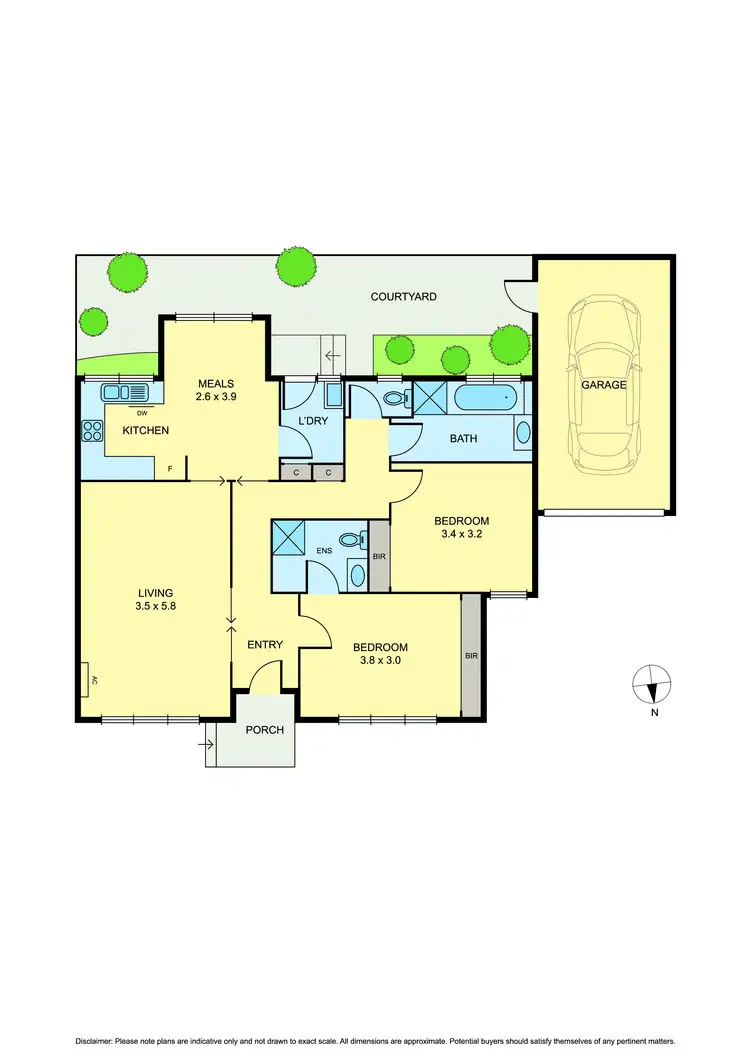 Floorplan of Homely unit listing, 2/9 Louise Avenue, Mont Albert VIC 3127