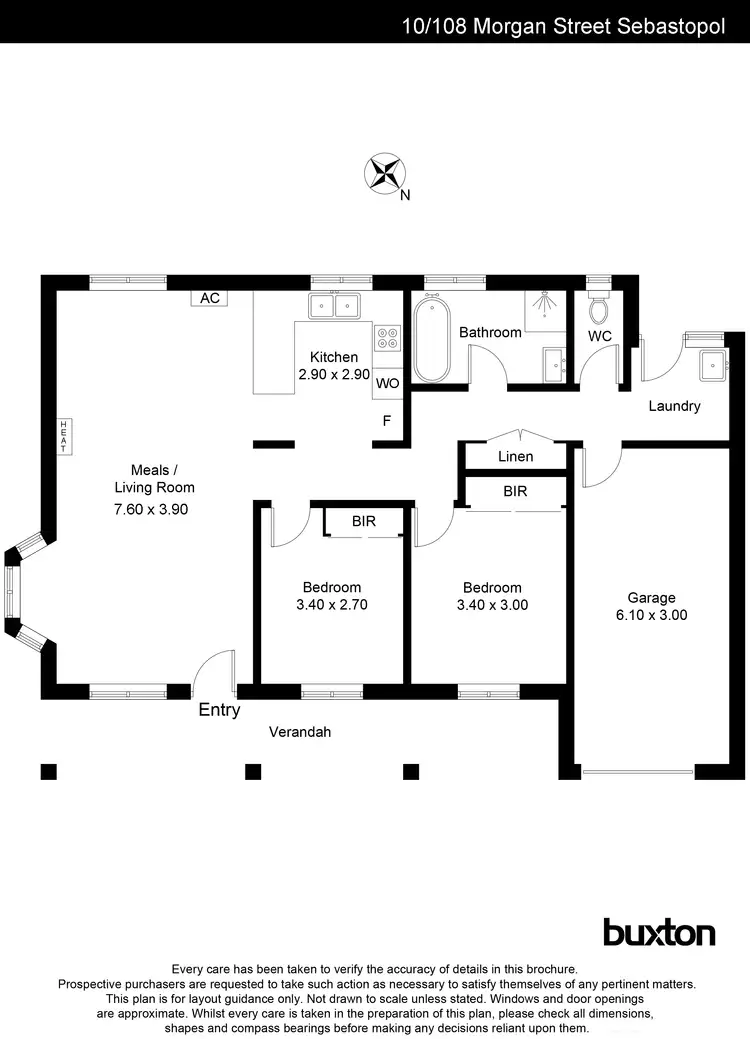 Floorplan of Homely house listing, 10/108 Morgan Street, Sebastopol VIC 3356