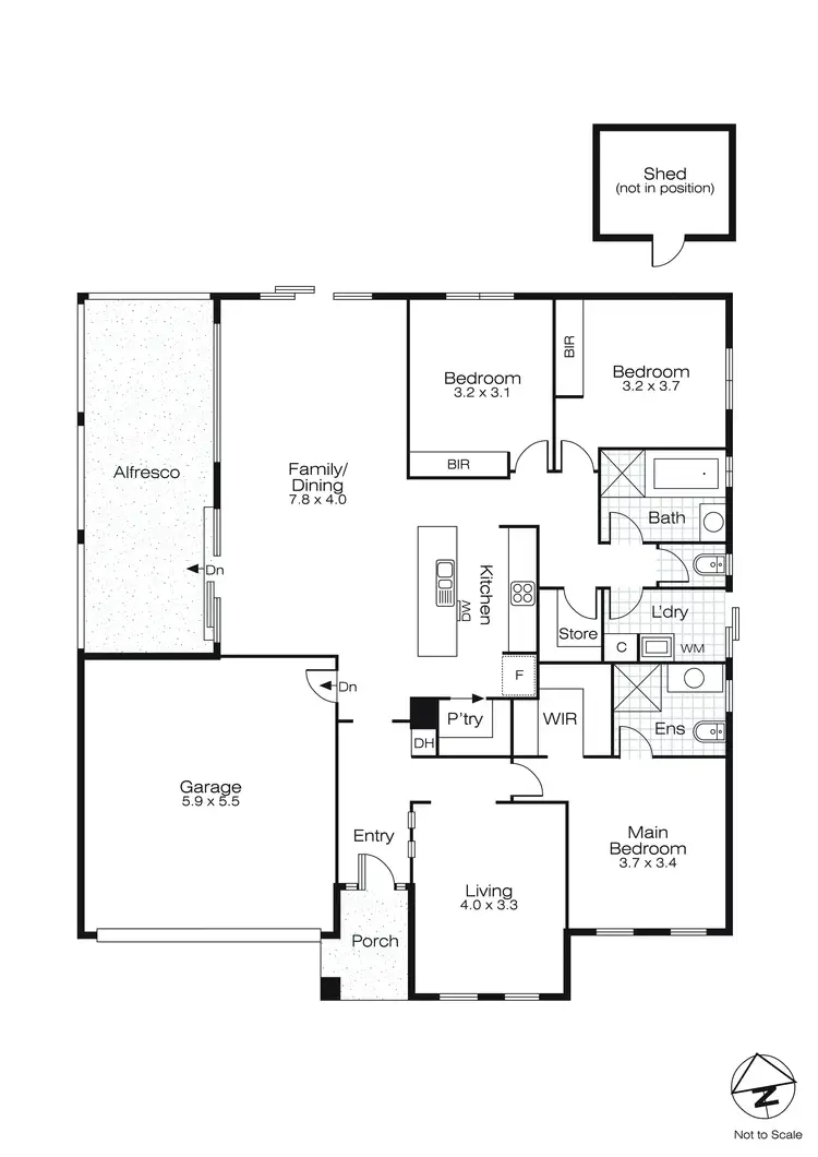 Floorplan of Homely house listing, 2 Market Street, Miners Rest VIC 3352