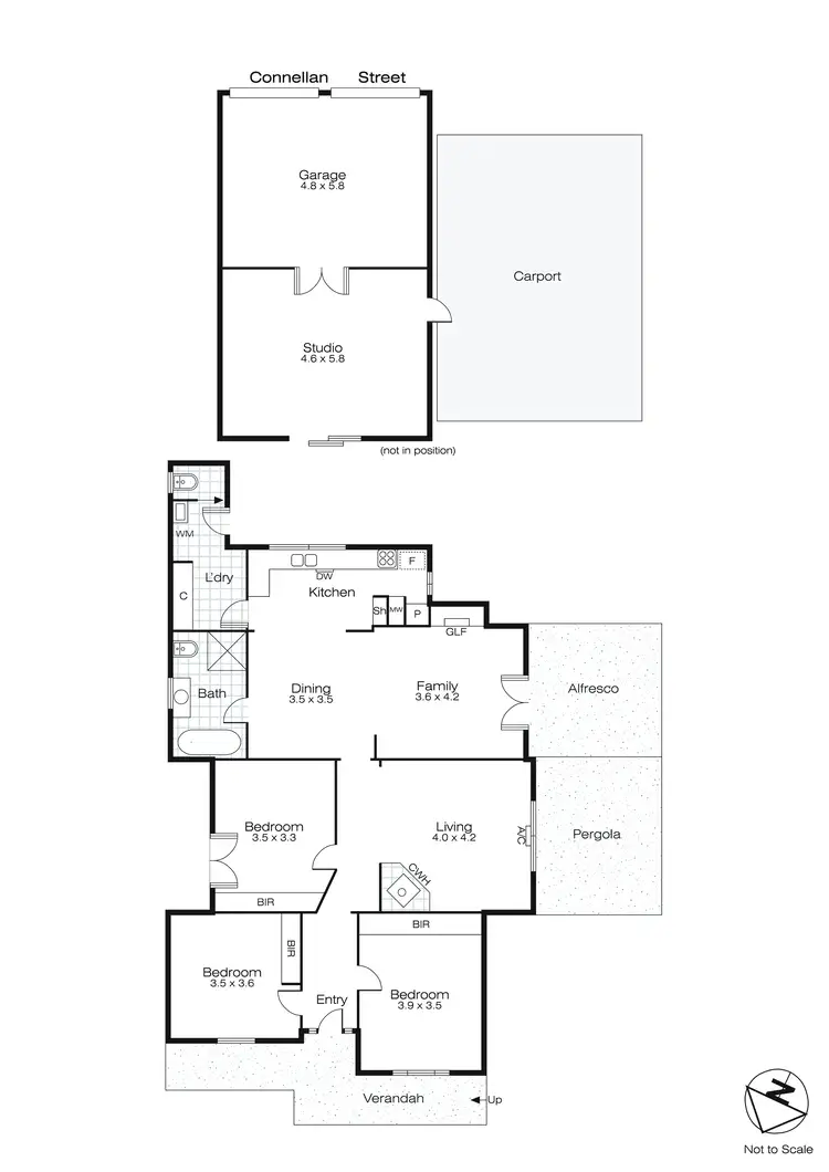 Floorplan of Homely house listing, 202 Humffray Street North, Ballarat East VIC 3350