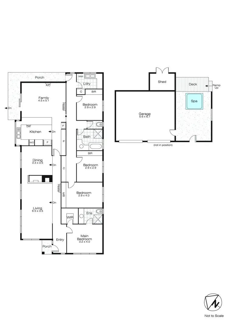 Floorplan of Homely house listing, 14 Bogart Drive, Wendouree VIC 3355