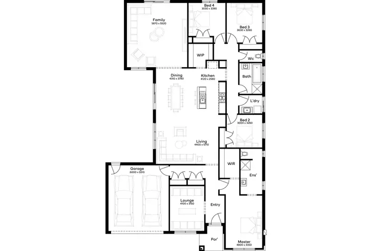 Floorplan of Homely house listing, 204 Barca Boulevard, Gisborne VIC 3437