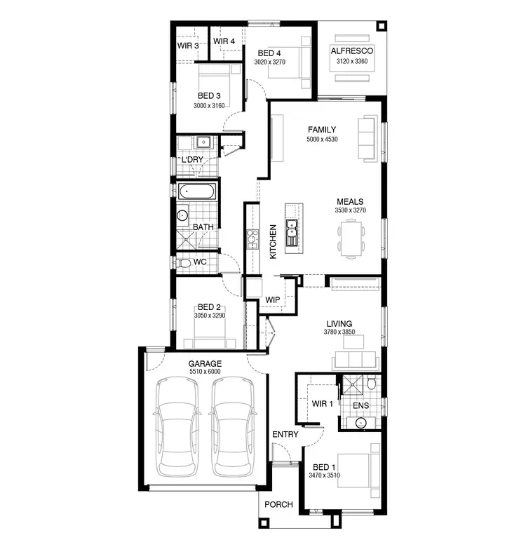 Floorplan of Homely house listing, 228 Glenloch Loop, Gisborne VIC 3437