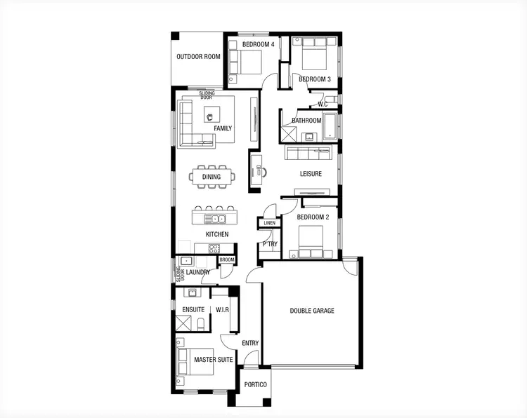 Floorplan of Homely house listing, 224 Glenloch Loop, Gisborne VIC 3437