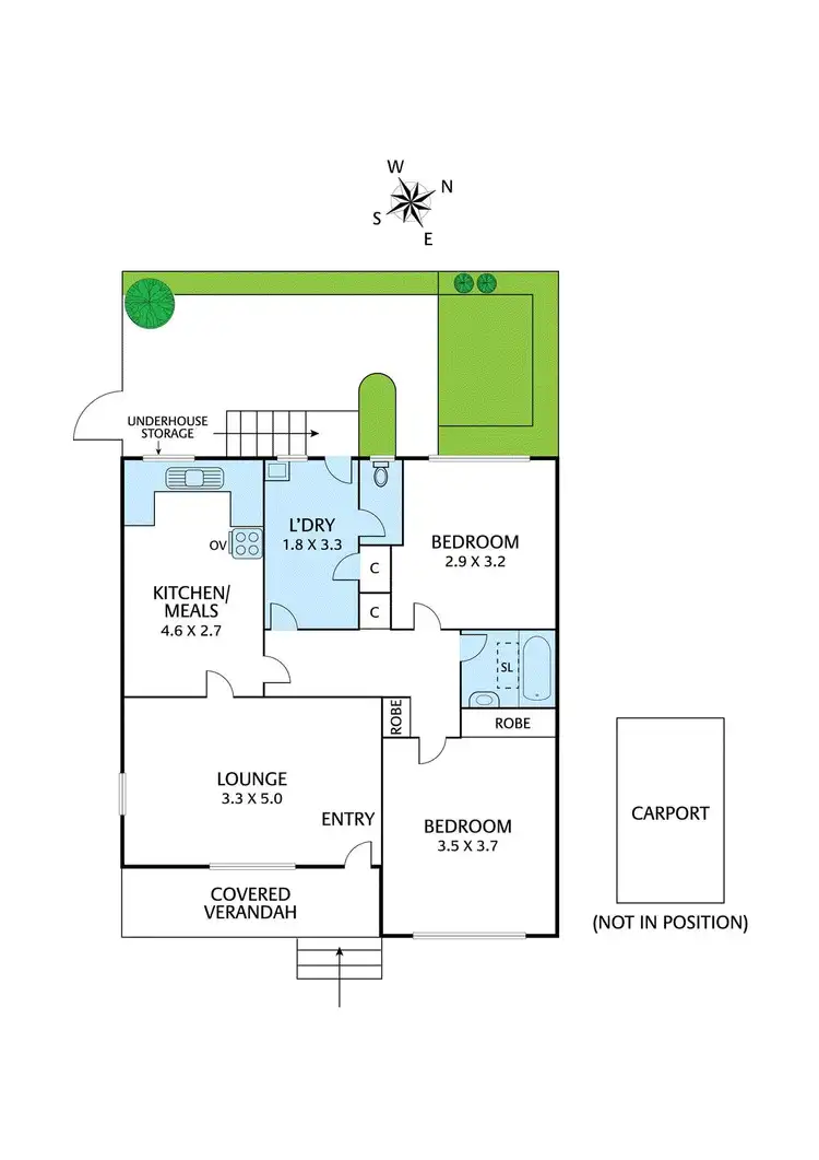 Floorplan of Homely unit listing, 1/14 Beaconsfield Road, Briar Hill VIC 3088