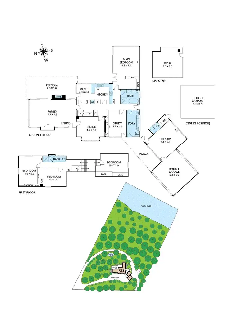 Floorplan of Homely house listing, 10 Yarra Hill Close, Lower Plenty VIC 3093