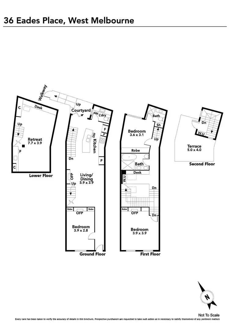 Floorplan of Homely house listing, 36 Eades Place, West Melbourne VIC 3003