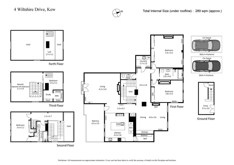 Floorplan of Homely house listing, 4 Wiltshire Drive, Kew VIC 3101