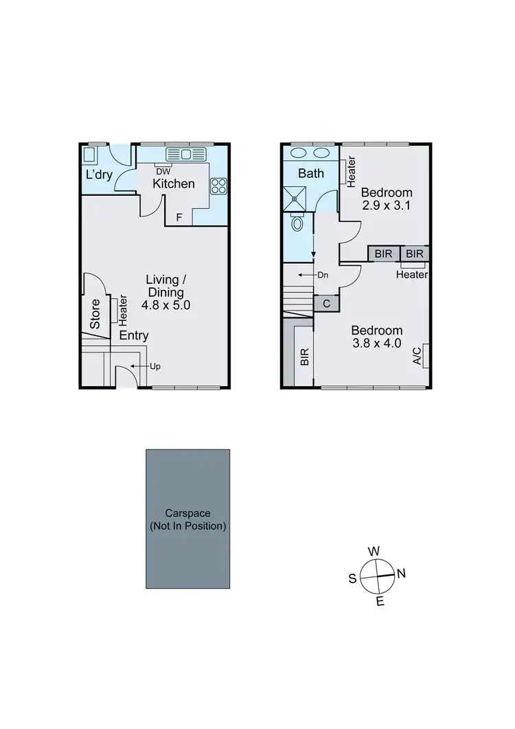 Floorplan of Homely townhouse listing, 3/29-31 Parslow Street, Malvern VIC 3144