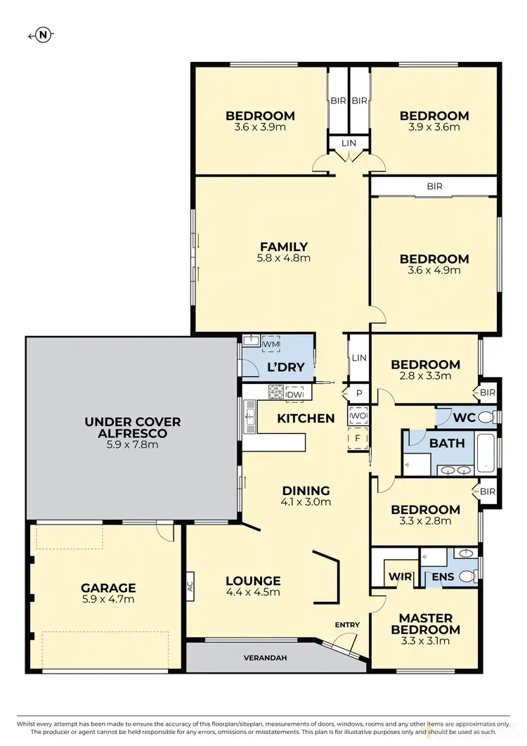 Floorplan of Homely house listing, 6 Buckhurst Way, Hoppers Crossing VIC 3029