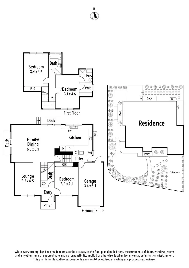 Floorplan of Homely house listing, 22 Cleve Grove, Heidelberg VIC 3084