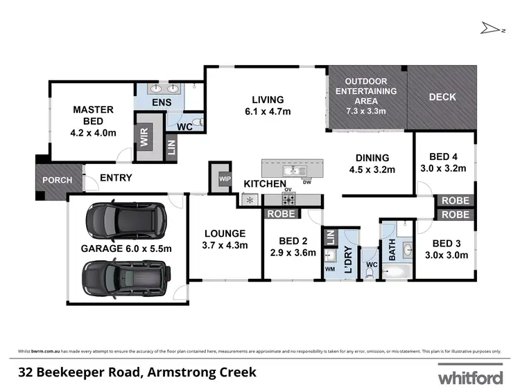Floorplan of Homely house listing, 32 Beekeeper Road, Armstrong Creek VIC 3217