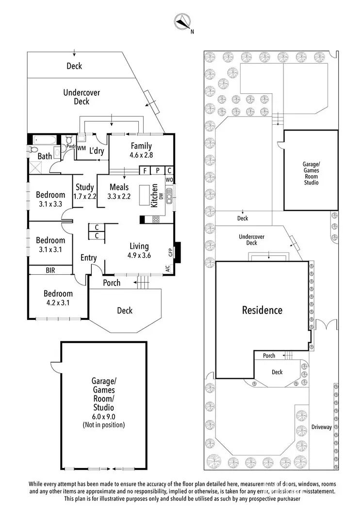 Floorplan of Homely house listing, 23 Silk Street, Rosanna VIC 3084