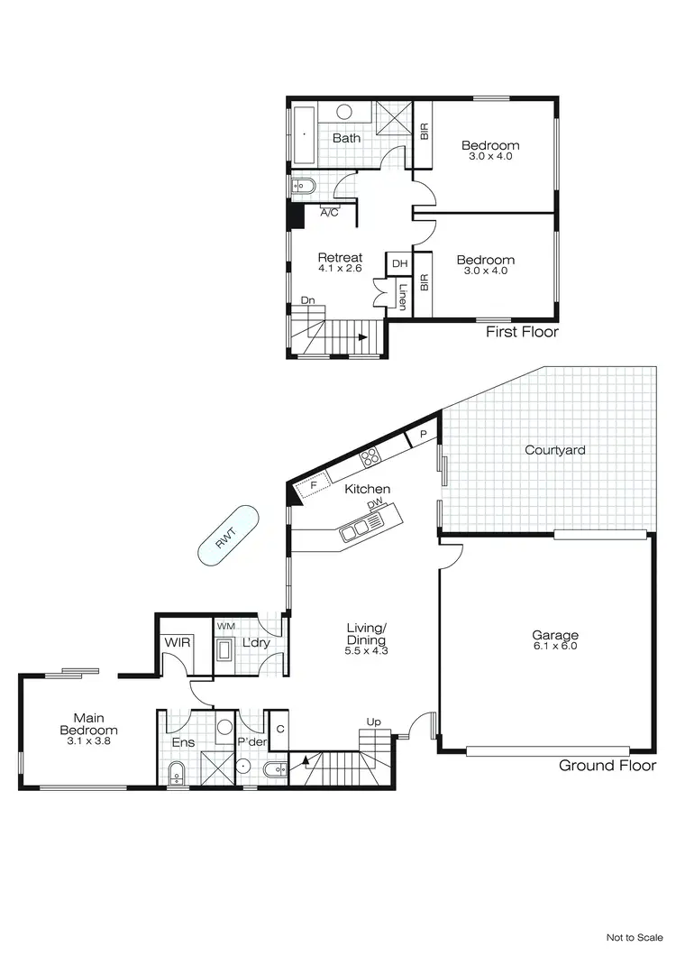 Floorplan of Homely unit listing, 5/1015A Gregory Street, Lake Wendouree VIC 3350