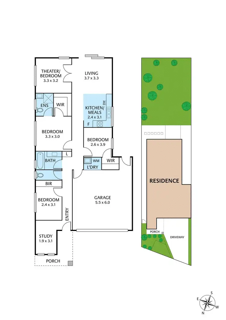 Floorplan of Homely house listing, 20 Salinga Drive, Werribee VIC 3030