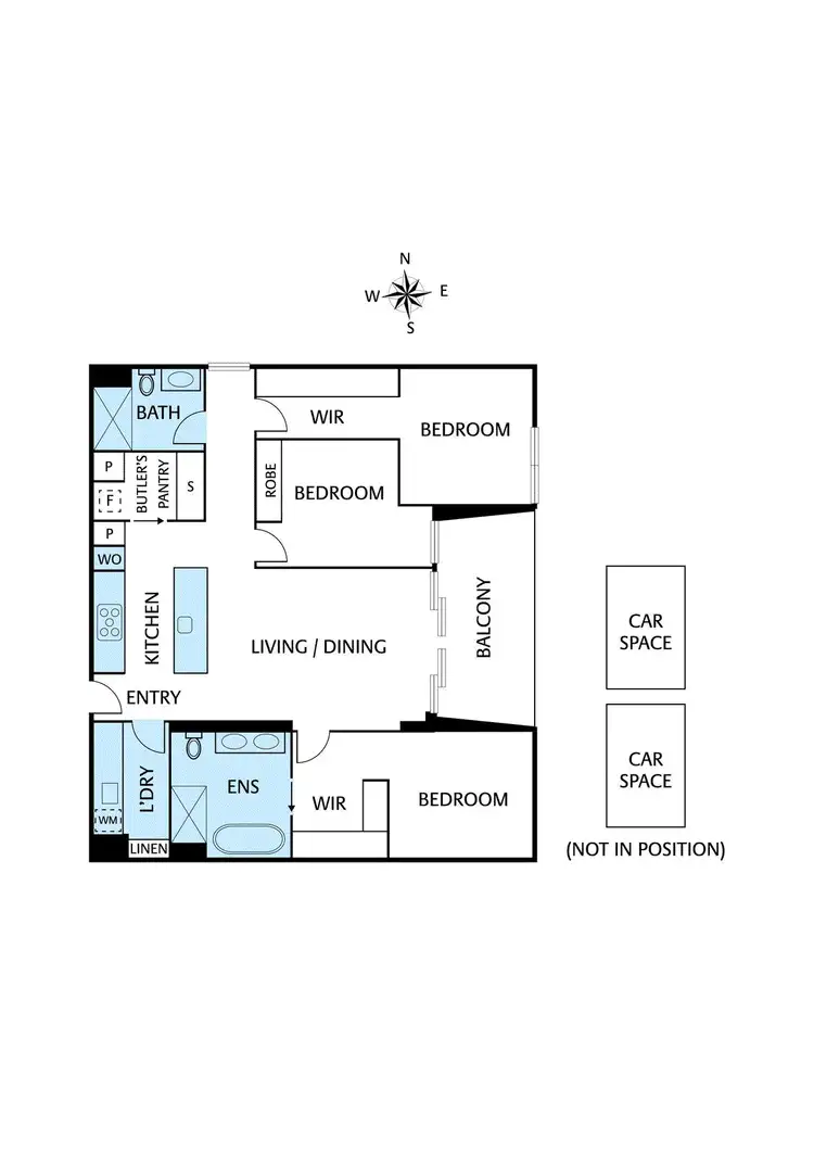 Floorplan of Homely apartment listing, 204A/6 Wamba Road, Ivanhoe East VIC 3079