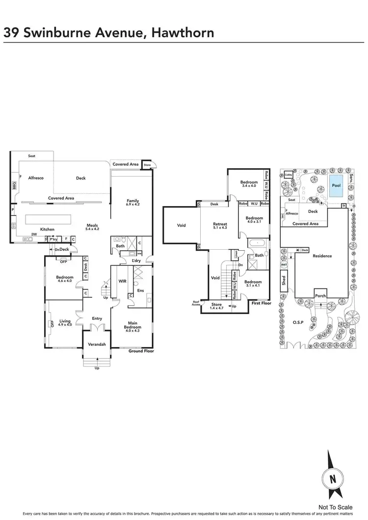 Floorplan of Homely house listing, 39 Swinburne Avenue, Hawthorn VIC 3122