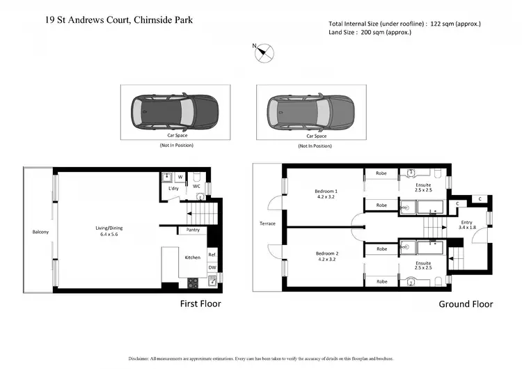 Floorplan of Homely townhouse listing, 19 St Andrews Court, Chirnside Park VIC 3116
