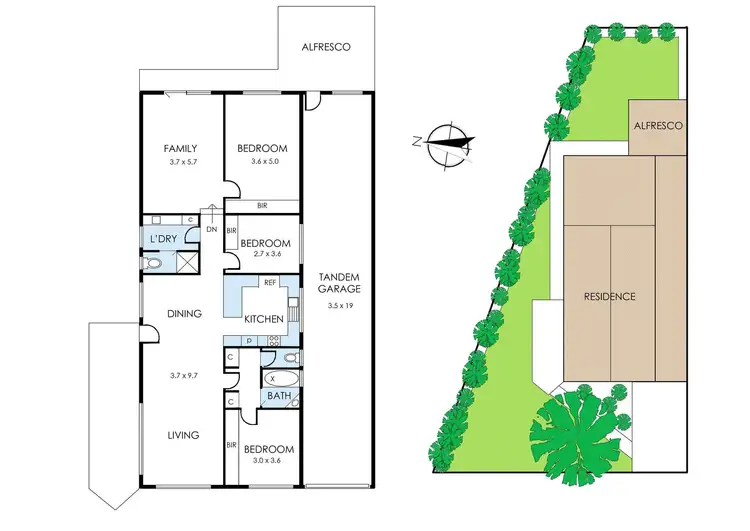 Floorplan of Homely house listing, 6 Courtney Street, Cheltenham VIC 3192