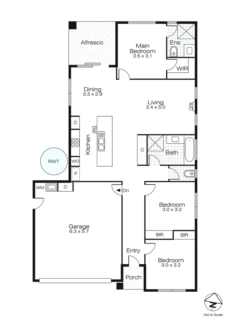 Floorplan of Homely house listing, 7 Emmy Drive, Miners Rest VIC 3352
