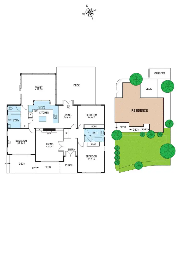 Floorplan of Homely unit listing, 1/1 Wonga Court, Bentleigh East VIC 3165