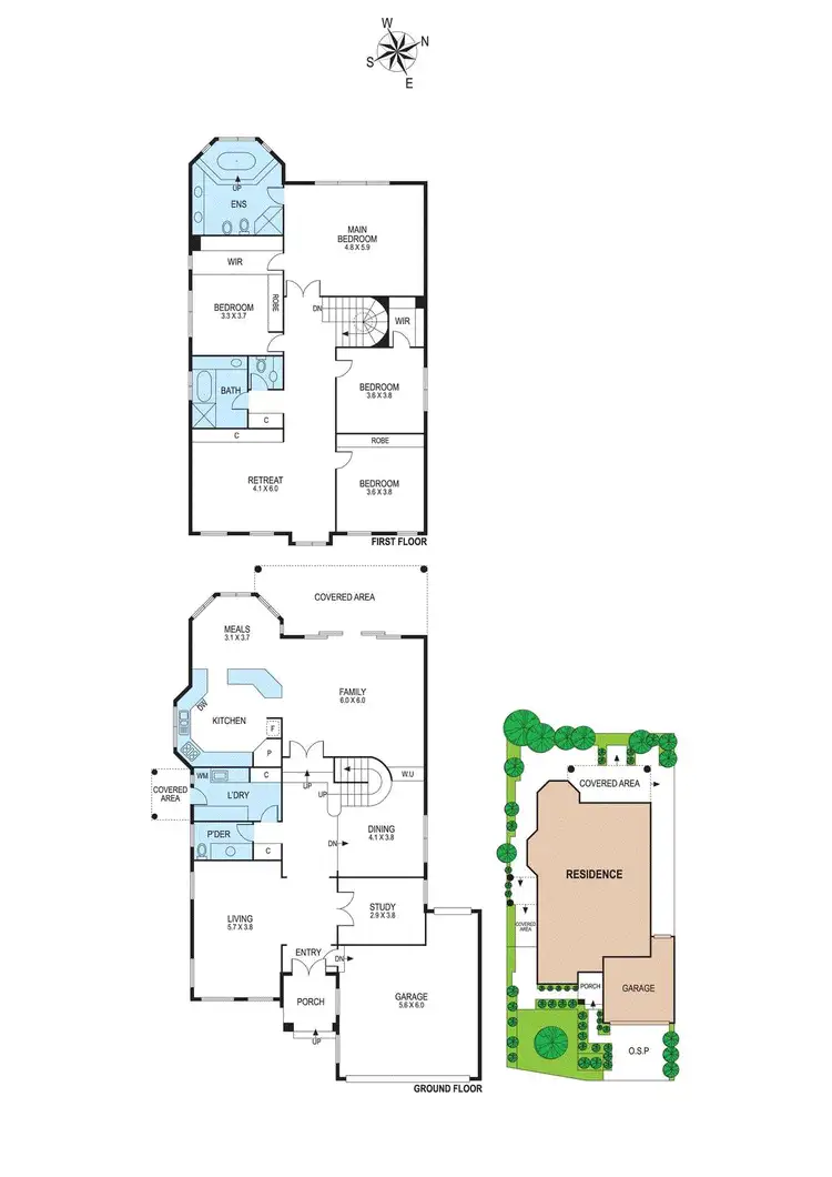 Floorplan of Homely house listing, 21 Winston Way, Murrumbeena VIC 3163