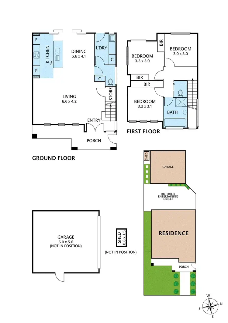 Floorplan of Homely townhouse listing, 1/72-74 Victoria Street, Altona Meadows VIC 3028