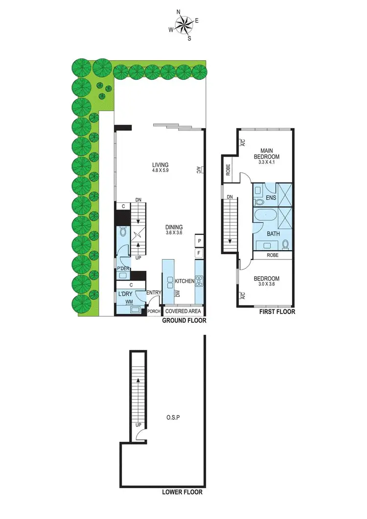 Floorplan of Homely townhouse listing, 7/31 Lillimur Road, Ormond VIC 3204