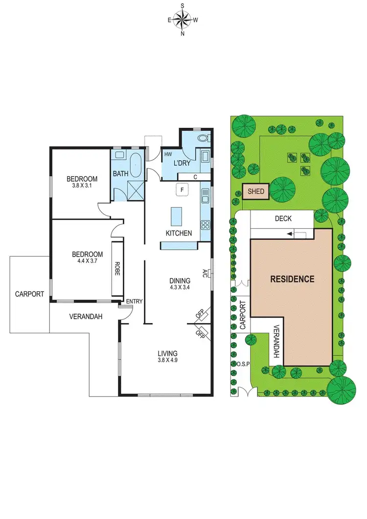 Floorplan of Homely house listing, 12 Vincent Street, Sandringham VIC 3191