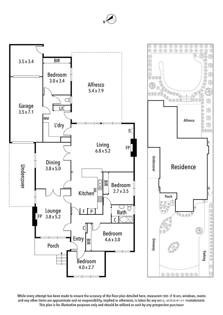 Floorplan of Homely house listing, 35 Kambea Crescent, Viewbank VIC 3084