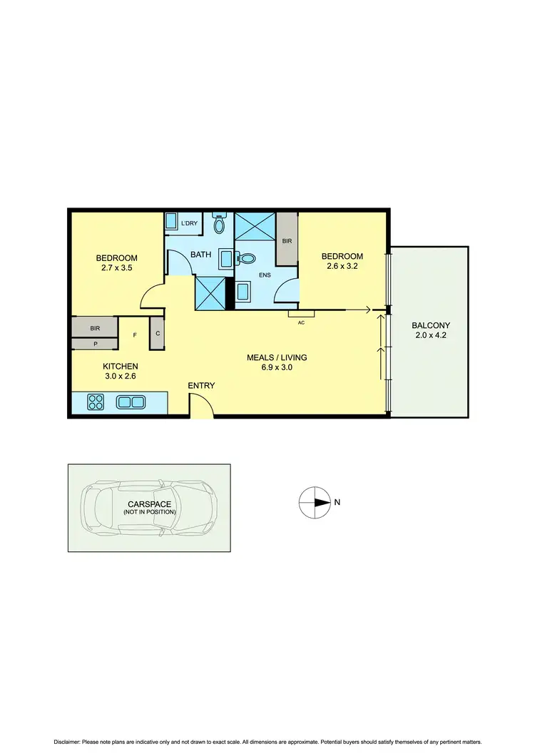 Floorplan of Homely apartment listing, 207/15-21 Harrow Street, Box Hill VIC 3128