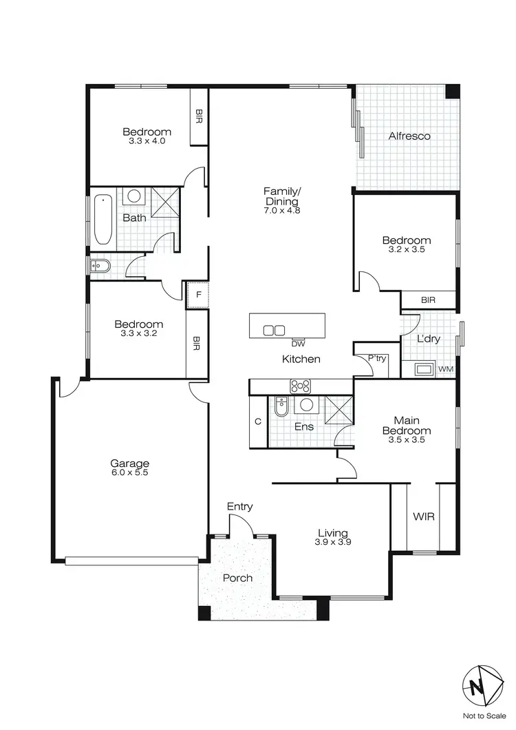 Floorplan of Homely house listing, 22 Crowther Drive, Lucas VIC 3350