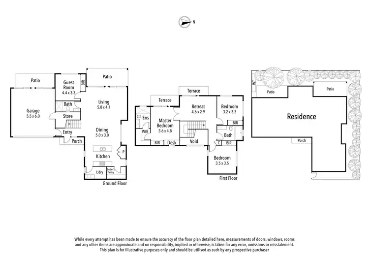 Floorplan of Homely townhouse listing, 3/39 Liberty Parade, Ivanhoe VIC 3079