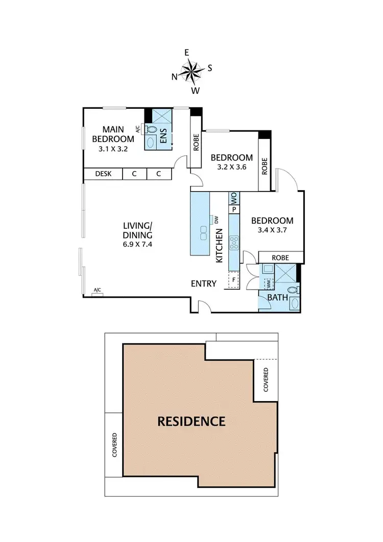 Floorplan of Homely apartment listing, G10/26 Pryor Street, Eltham VIC 3095
