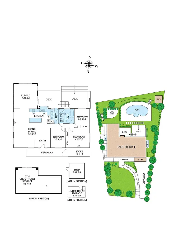 Floorplan of Homely house listing, 11 Fairview Crescent, Diamond Creek VIC 3089