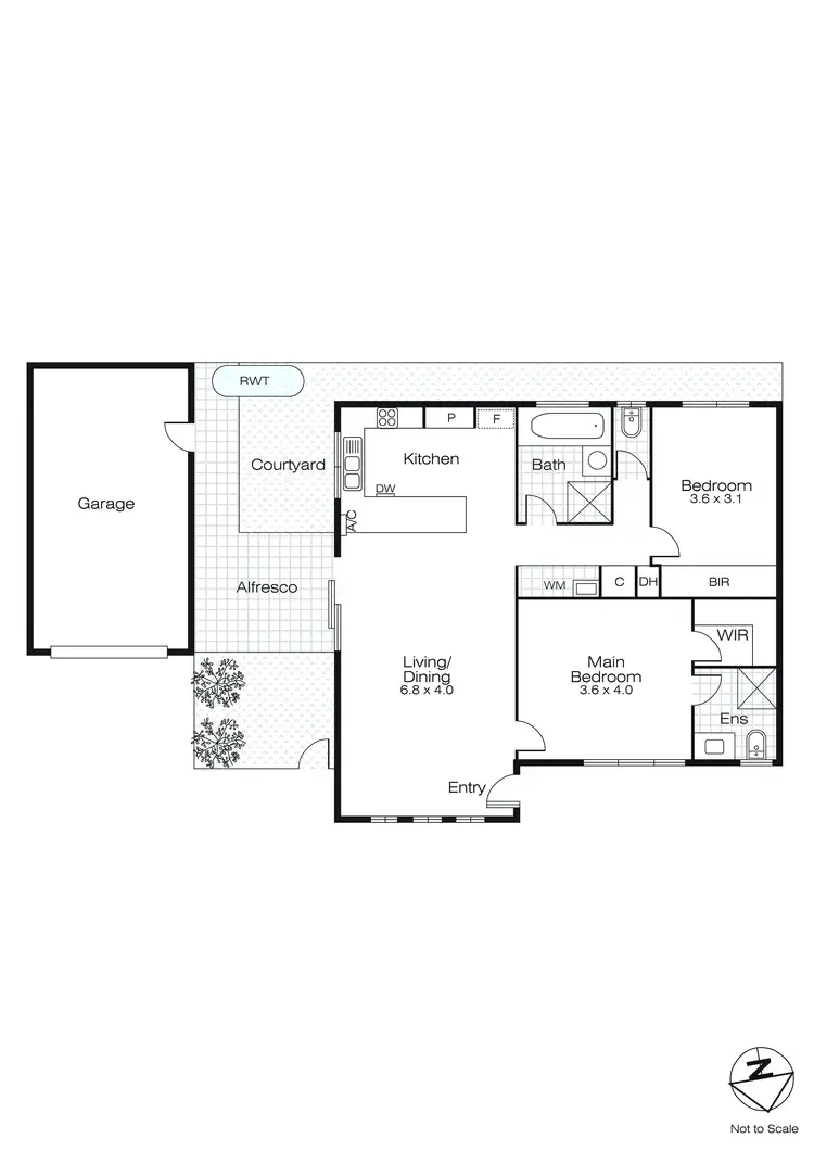 Floorplan of Homely house listing, 4/5A Alfred Street, Sebastopol VIC 3356