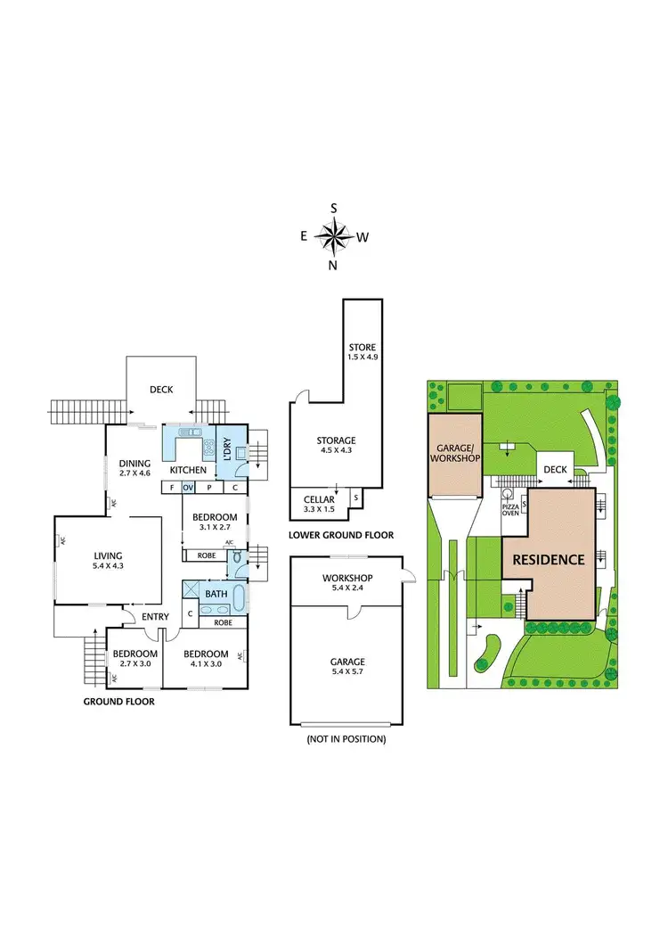 Floorplan of Homely house listing, 4 Austral Court, Heidelberg VIC 3084