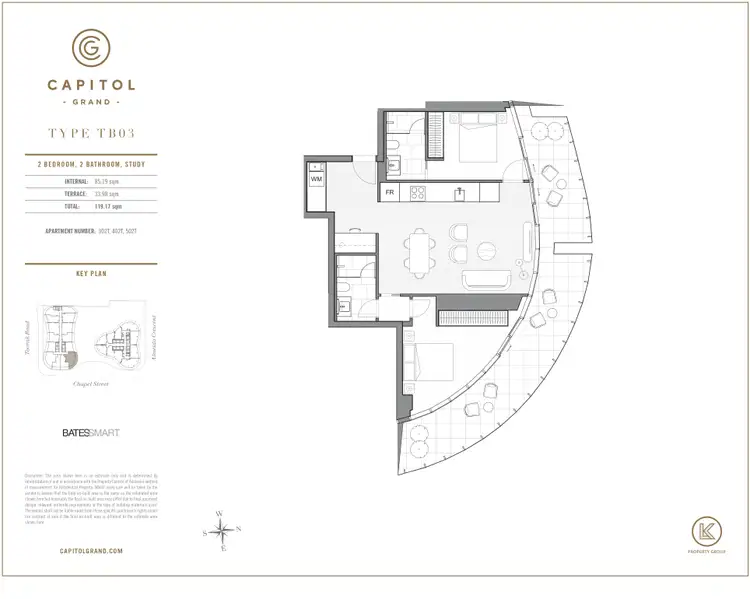 Floorplan of Homely apartment listing, 502/243 Toorak Road, South Yarra VIC 3141